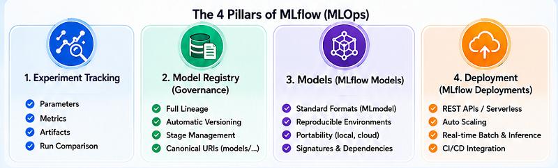 4 Pillars of MLflow