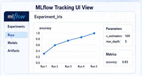 MLflow Tracking UI
